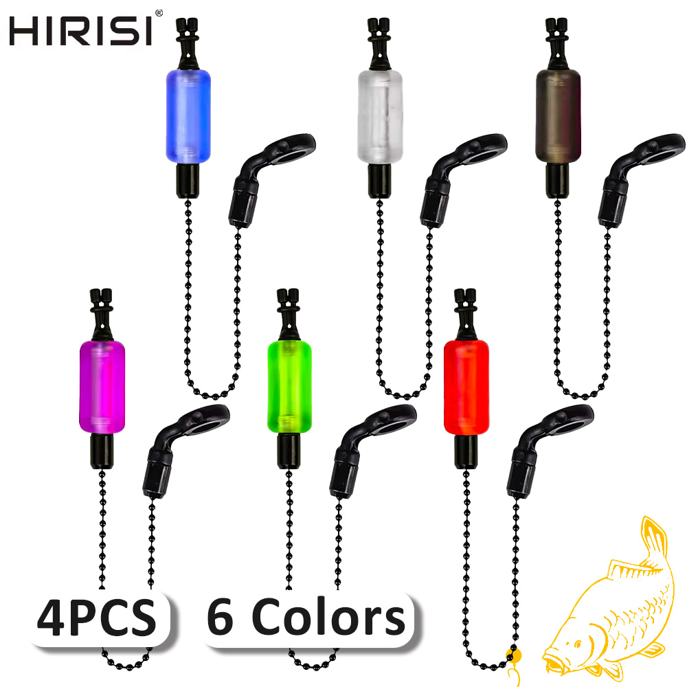Bite Alarm - Hirisi 4 Stück Angeln Swinger Bissanzeiger