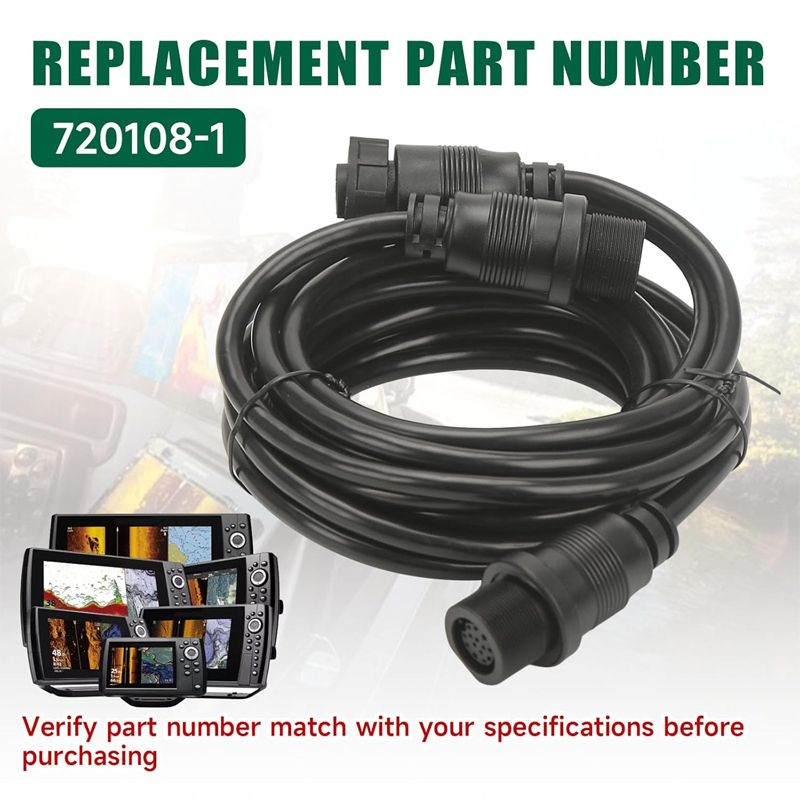 Fish Finder Cable - Fischfinder-Adapterkabel 14 M360 2DDI Y-Kabel Passend