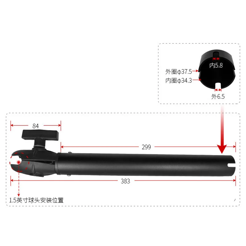 38 cm langes Aluminium-Verläng – Fish Finder Gps Bewertung und Preis