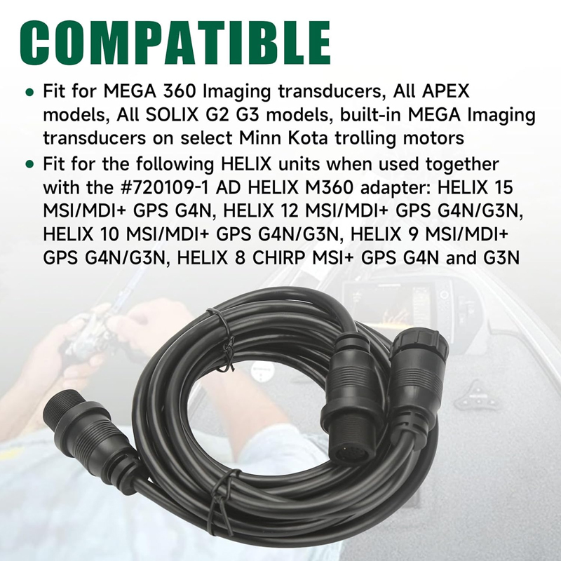 Fischfinder-Adapterkabel 14 M3 – Fish Finder Cable Bewertung und Preis